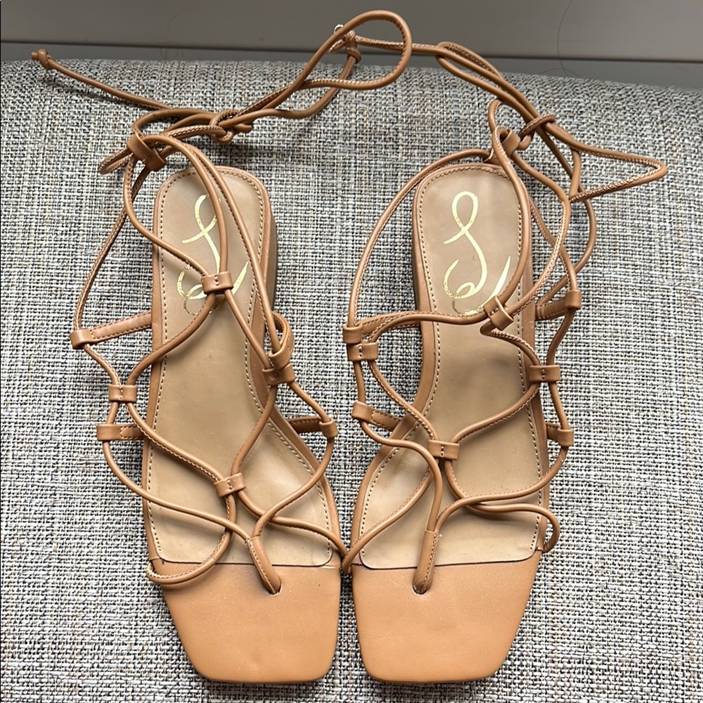 NWOB Sam Edelman Daffy Light Brown Cuoio Tan Sandal 5